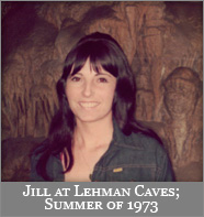 Jill at Lehman Caves; Summer of 1973