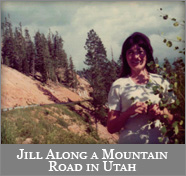 Jill Along a Mountain Road in Utah